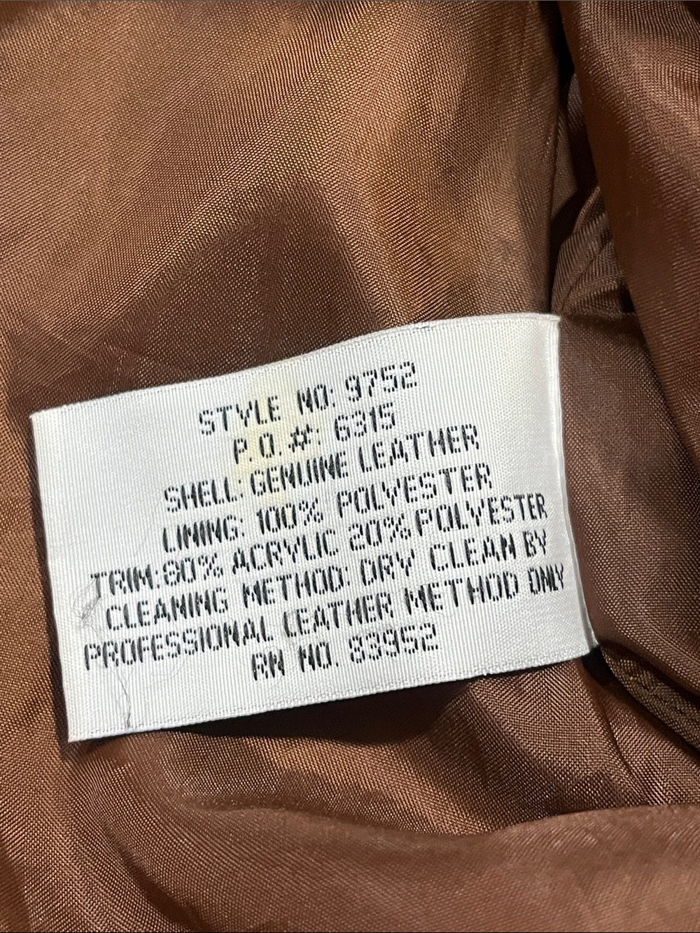 bagatelle Brown Leather Button-Front Jacket 12 - Picture 10 of 11